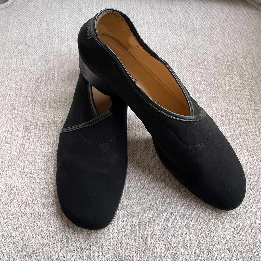Taryn Rose Kelsey Demi Wedge Fabric & Leather Ballet Loafer Moccasin Flats 8.5M - Picture 14 of 14